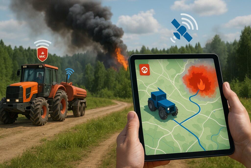 Установка Глонасс на лесозаготовительную технику