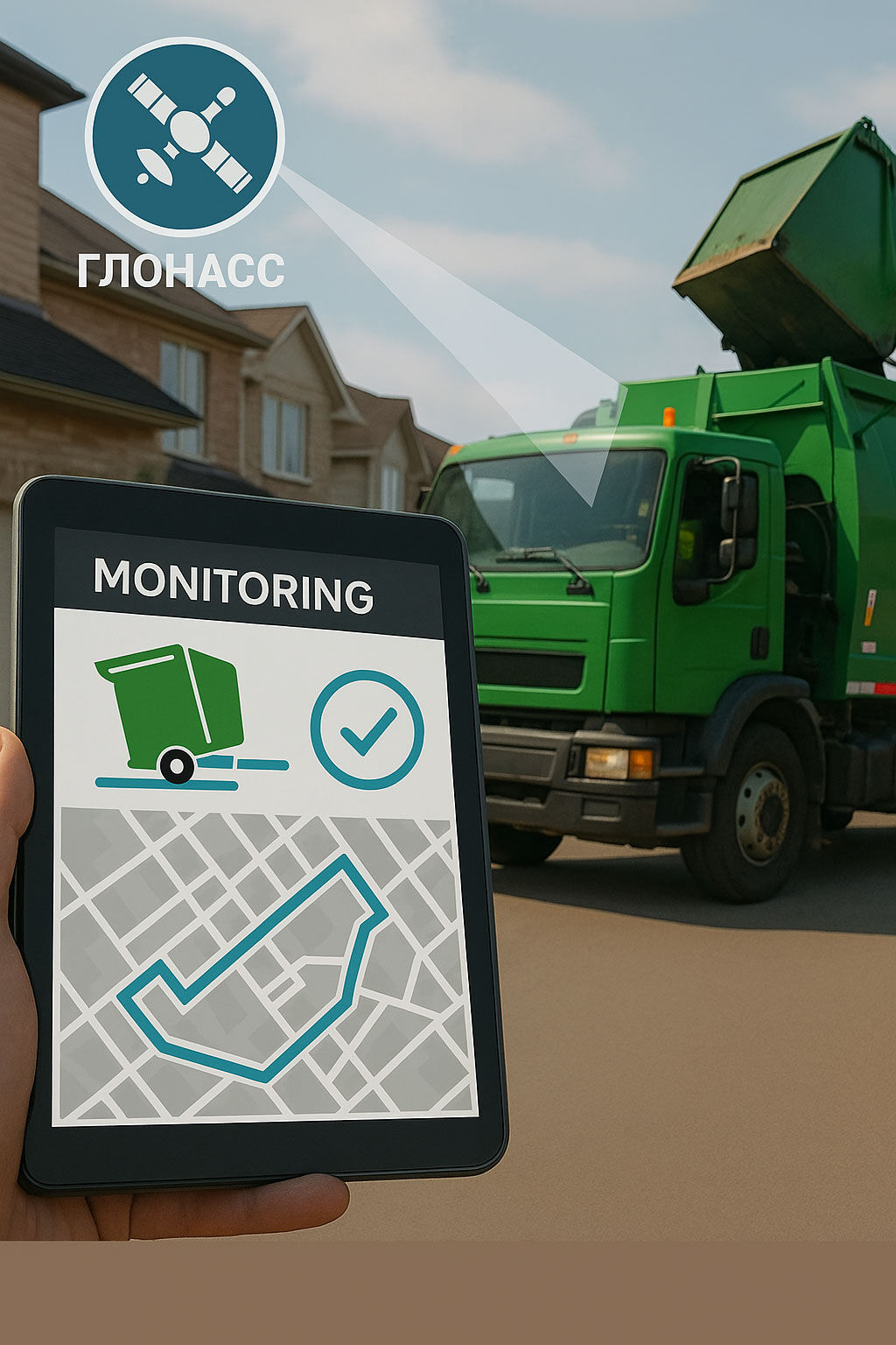 Система спутникового мониторинга техники ЖКХ